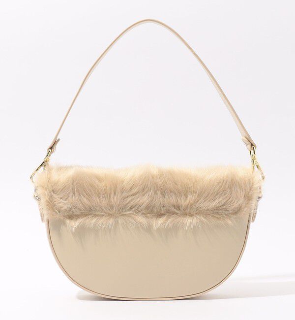 TOMORROWLAND GOODS「TOMORROWLAND フラップ フェイクファーバッグ」|ショルダー・メッセンジャー|