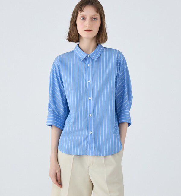 MACPHEE「コットンブロード ドルマンスリーブシャツ」|シャツ・ブラウス|