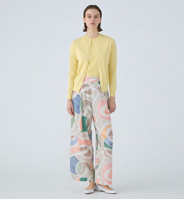 Ballsey「ハイゲージコットン クルーネックカーディガン」|カーディガン|