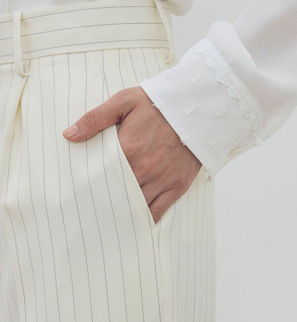 DES PRES「ウールドスキン ワンタックパンツ」|スラックス|