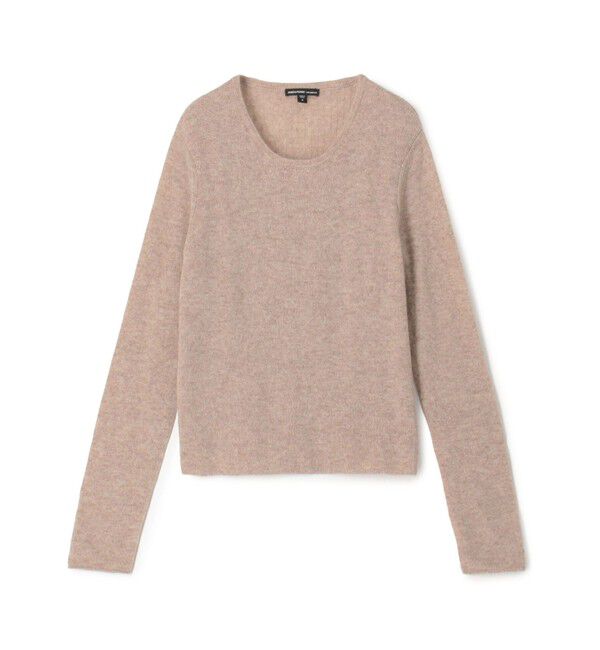 JAMES PERSE「ソフトフェザーウェイトカシミヤ クルーネックプルオーバー WOKC3076」|ニット・セーター|44 ベージュ系