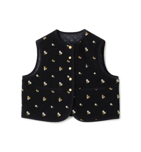 TOMORROWLAND collection「フルーロンベル リバーシブルジレ」|ベスト・ジレ|68 ネイビー系