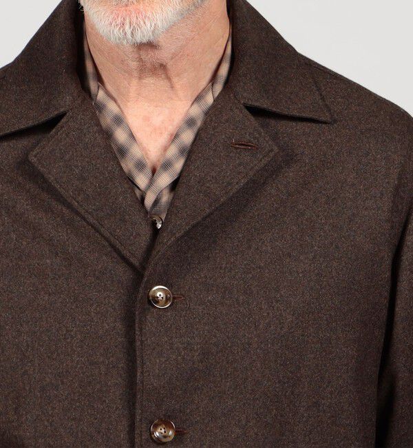 TOMORROWLAND MENS「TOMORROWLAND PILGRIM ウール ハンドカバーシャツ」|ブルゾン・スタジャン|