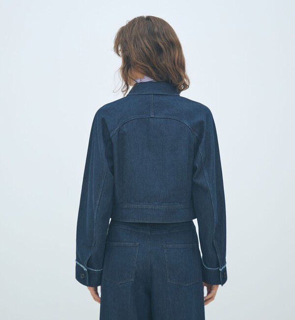 MACPHEE「ハードツイストデニム ショートジャケット」|デニムジャケット|