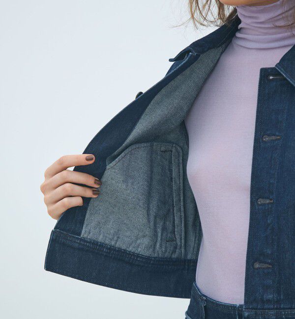 MACPHEE「ハードツイストデニム ショートジャケット」|デニムジャケット|