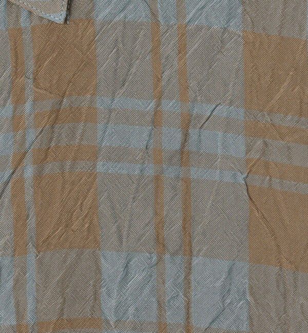 TOMORROWLAND MENS「レーヨン ダブルポケット チェックシャツ Lyria」|シャツ・ブラウス|