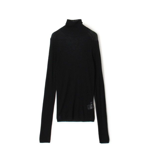 Edition「カシミヤ シアー タートルネック ニット」|ニット・セーター|19 ブラック