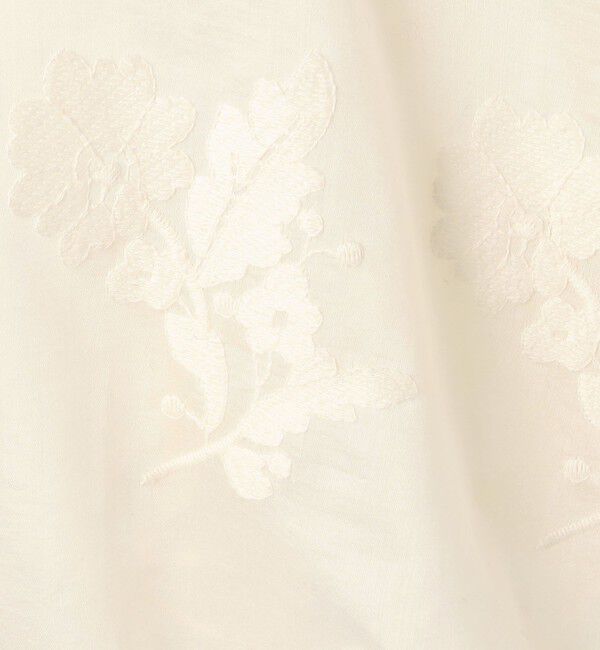 Edition「シアーエンブロイダリー フーデットブラウス」|シャツ・ブラウス|