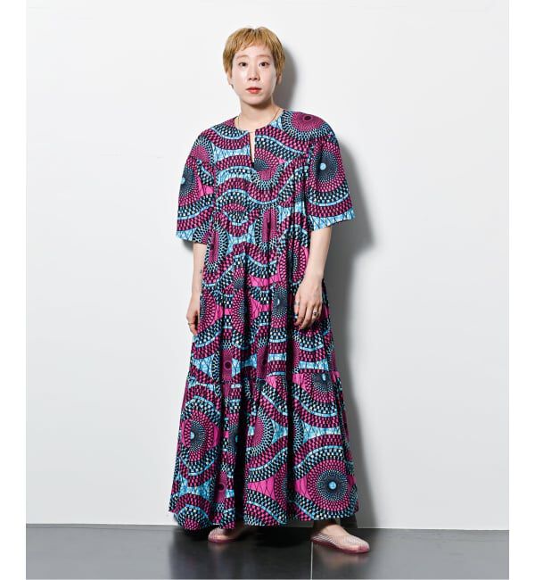  「AFRICAN WAX PRINT DRESS：ワンピース」|ワンピース|