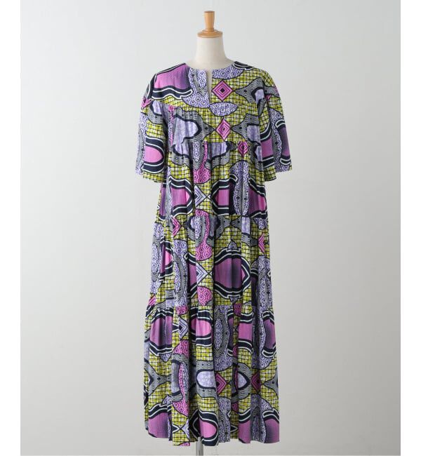  「AFRICAN WAX PRINT DRESS：ワンピース」|ワンピース|