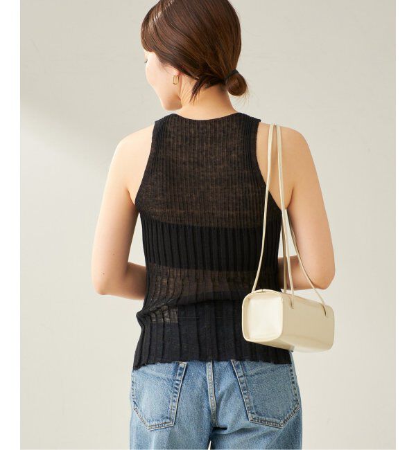 Plage「ENRICA / エンリカ SHEER RIB ノースリーブ」|ニット・セーター|