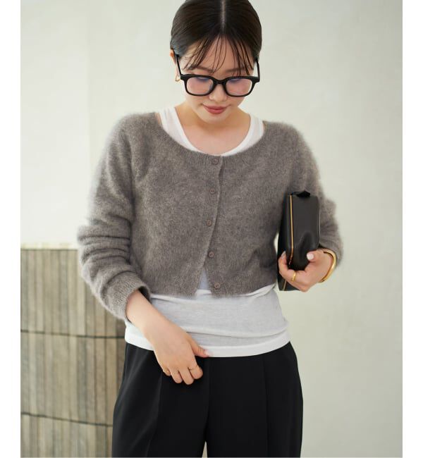 Plage「Light Fur Short カーディガン」|カーディガン|