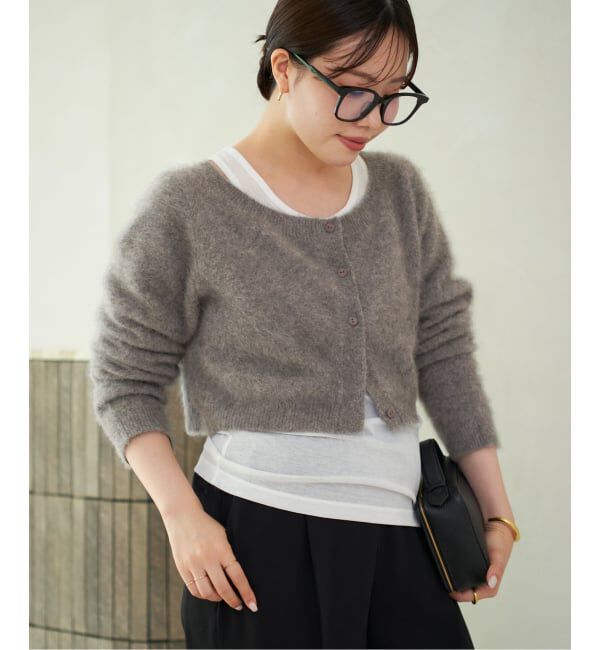 Plage「Light Fur Short カーディガン」|カーディガン|