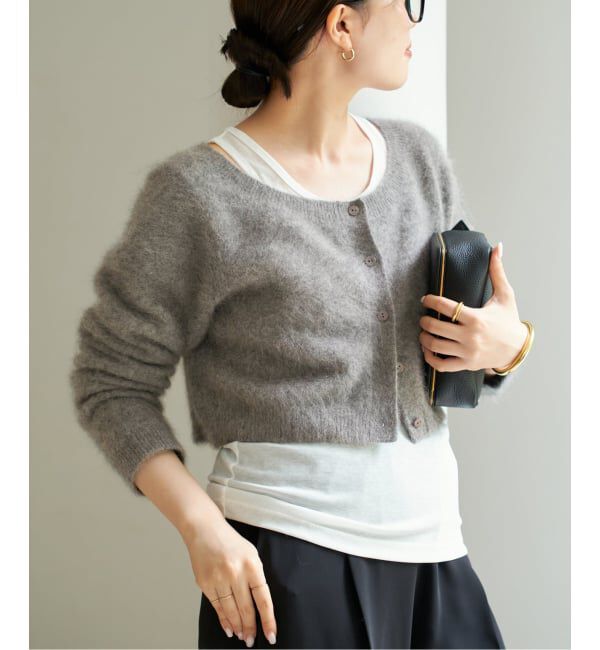Plage「Light Fur Short カーディガン」|カーディガン|