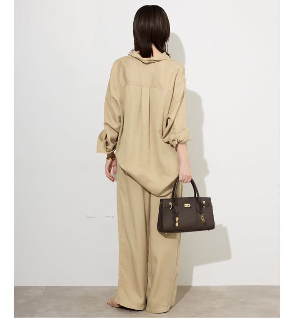 SLOBE IENA「《セットアップ対応可》製品染めシャツ」|シャツ・ブラウス|