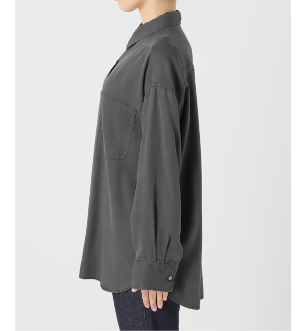 SLOBE IENA「《セットアップ対応可》製品染めシャツ」|シャツ・ブラウス|