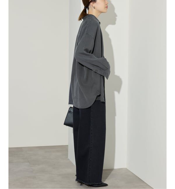 SLOBE IENA「《セットアップ対応可》製品染めシャツ」|シャツ・ブラウス|