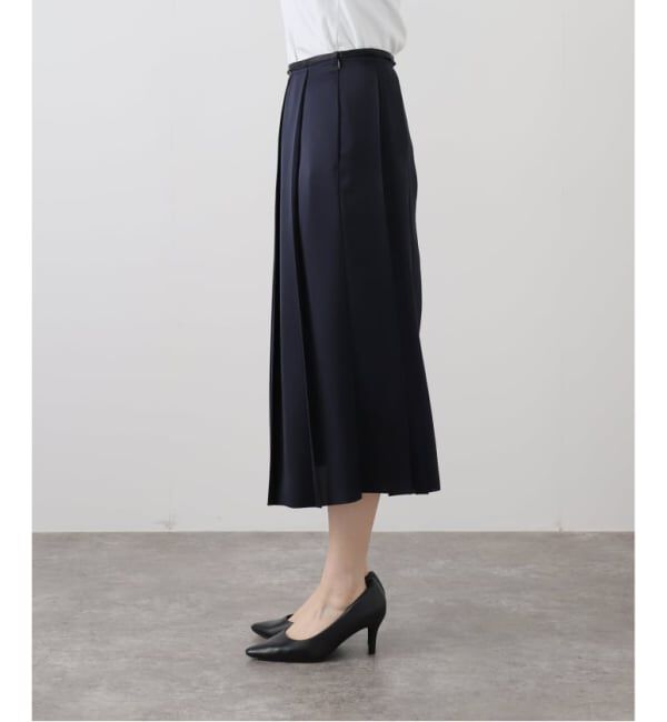 VERMEIL par iena「《追加》サテンプリーツスカート」|スカート|