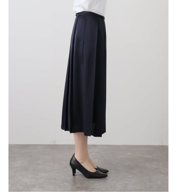 VERMEIL par iena「《追加》サテンプリーツスカート」|スカート|
