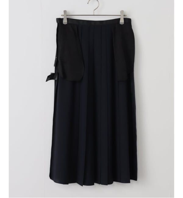 VERMEIL par iena「《追加》サテンプリーツスカート」|スカート|