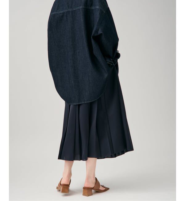 VERMEIL par iena「《追加》サテンプリーツスカート」|スカート|