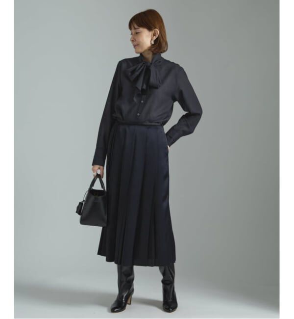VERMEIL par iena「《追加》サテンプリーツスカート」|スカート|