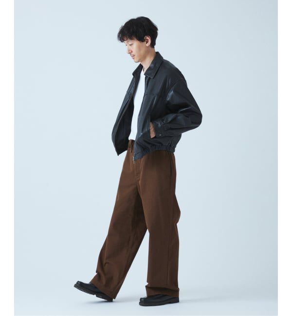 JOURNAL STANDARD「シープ レザー ウォッシュド ジップ ブルゾン」|ライダースジャケット|