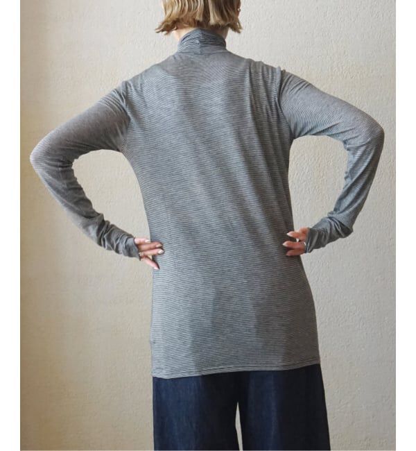 journal standard luxe「シアージャージ タートルネックプルオーバー」|Tシャツ・カットソー|ブラック A