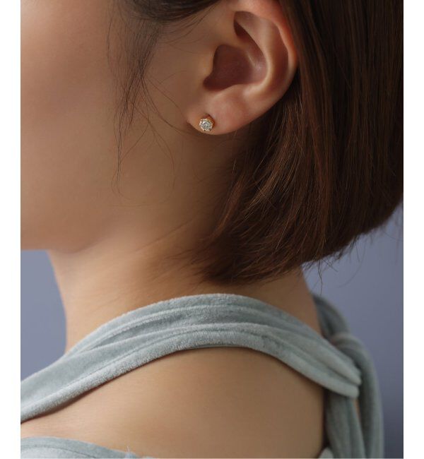 Lilas by Spick&Span「0.18ct六角ダイヤピアス K18（両耳）」|ピアス|