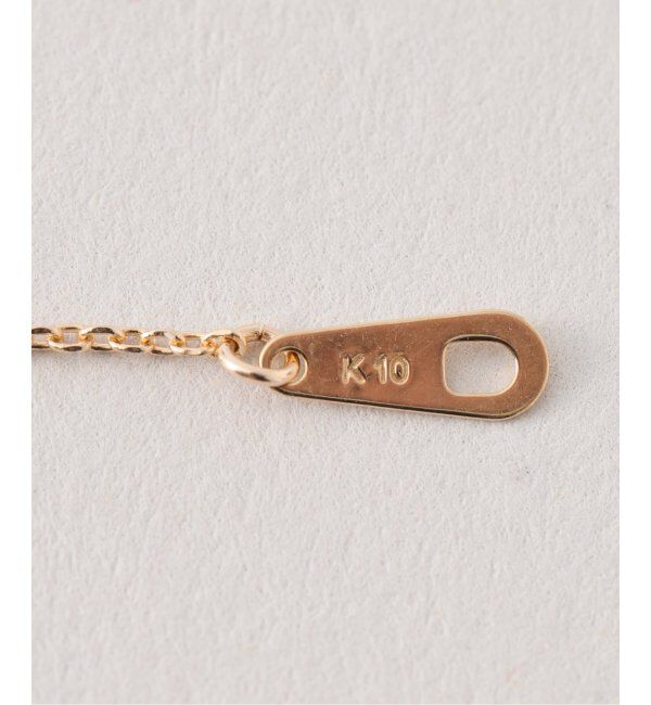 Lilas by Spick&Span「グリッターチェーン55cmネックレス K10」|ネックレス|