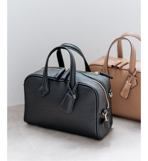 Spick and Span「mica della valle / ミカデラヴァッレ Monica」|ボストンバッグ|ブラック