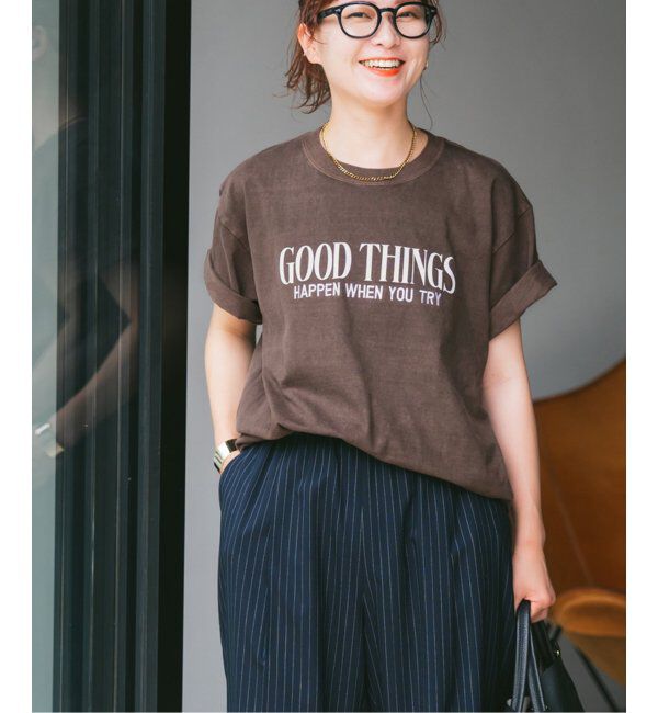 Spick and Span「GOOD ROCK SPEED / グッドロックスピード 別注lettered Tシャツ」|Tシャツ・カットソー|
