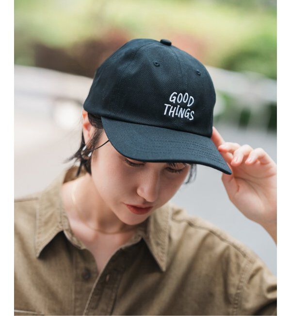 Spick and Span「GOOD ROCK SPEED / グッドロックスピード 別注lettered CAP1」|キャップ・キャスケット|ブラック