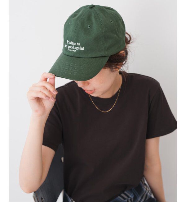 Spick and Span「GOOD ROCK SPEED / グッドロックスピード 別注lettered CAP1」|キャップ・キャスケット|グリーン