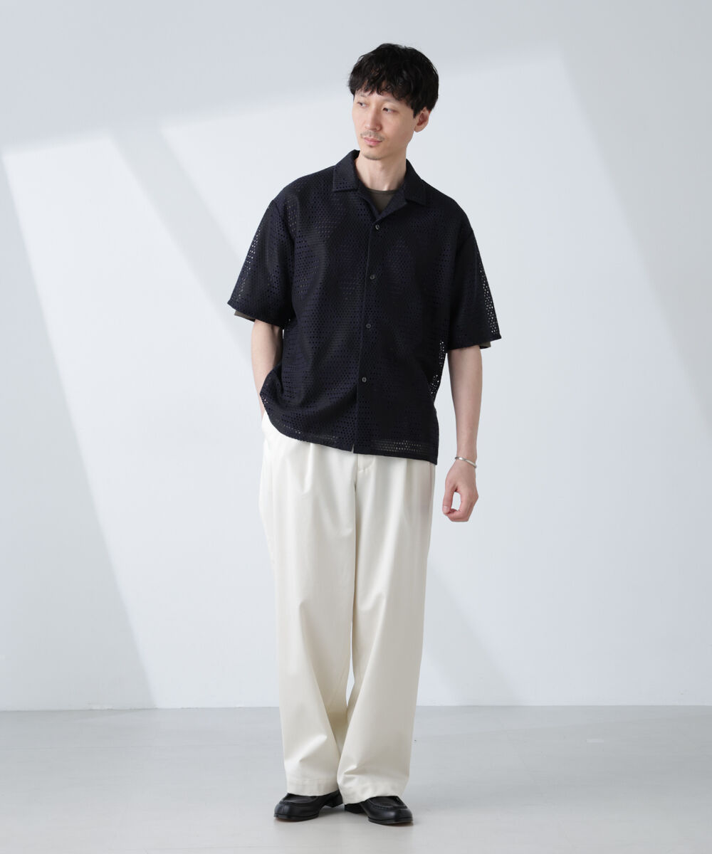 nano･universe「「大人のワイドパンツ」2タックワイドトラウザーズ」|チノ|