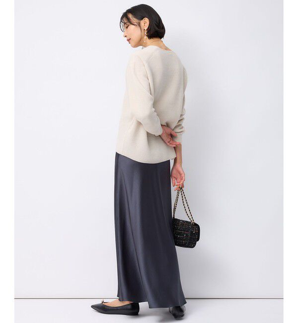 23区「【洗える】ウールカシミヤ Vネック ニット」|ニット・セーター|