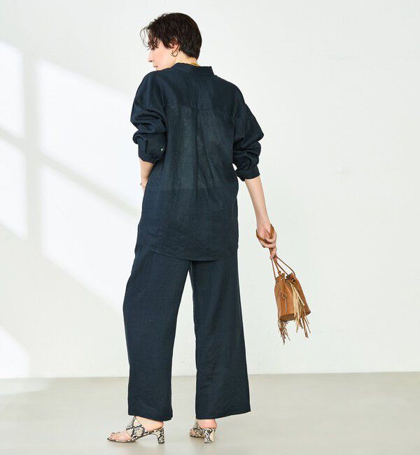 NOLLEY'S「【WEB STAFF恵☆別注カラーあり】《セットアップ対応》MY STANDARD リネンシャツ」|シャツ・ブラウス|