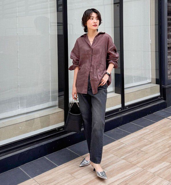 NOLLEY'S「【WEB STAFF恵☆別注カラーあり】《セットアップ対応》MY STANDARD リネンシャツ」|シャツ・ブラウス|