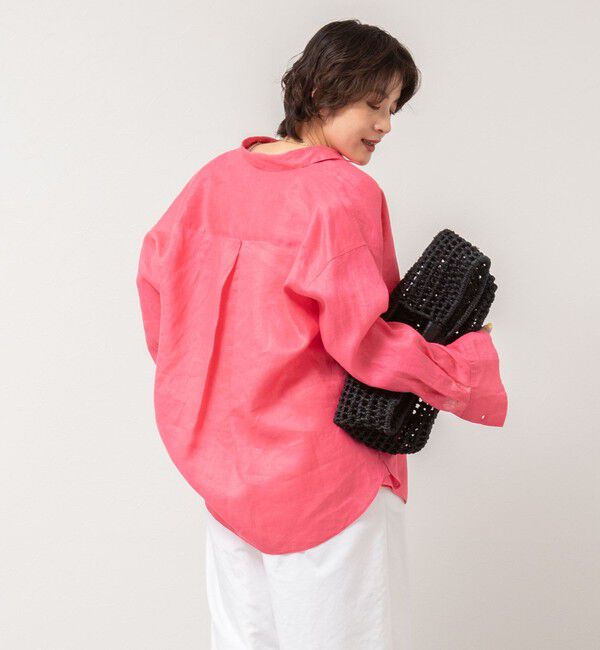 NOLLEY'S「【WEB STAFF恵☆別注カラーあり】《セットアップ対応》MY STANDARD リネンシャツ」|シャツ・ブラウス|