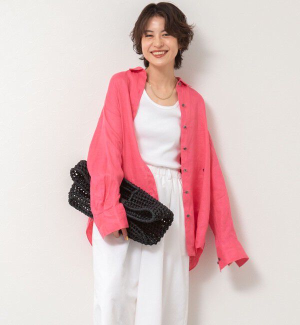 NOLLEY'S「【WEB STAFF恵☆別注カラーあり】《セットアップ対応》MY STANDARD リネンシャツ」|シャツ・ブラウス|