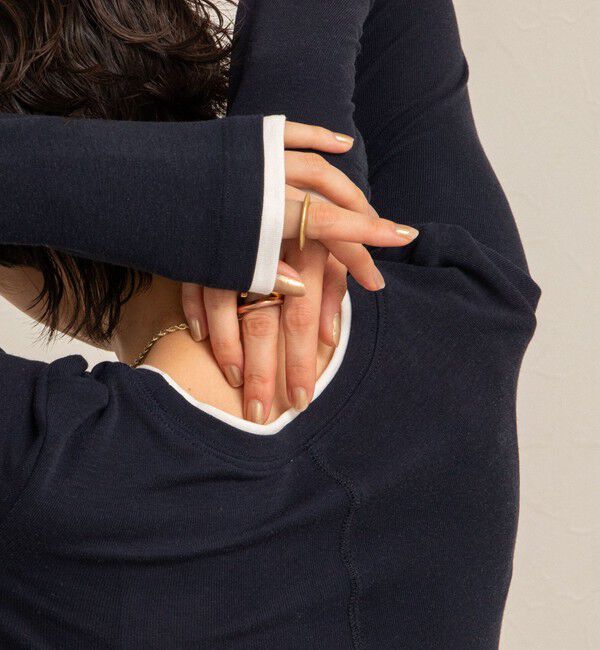 NOLLEY'S「【MAQWEL/マクウェル】レイヤードライクロンT」|Tシャツ・カットソー|