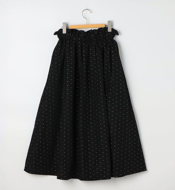 NOLLEY'S sophi「ウォッシャブルラメジャガードフレアスカート」|スカート|