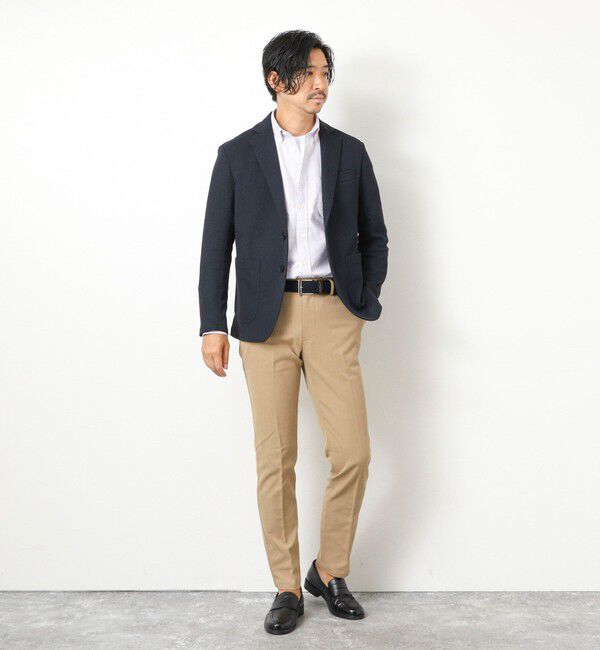 NOLLEY'S goodman「《ビジカジ対応》吸水速乾 ツイルストレッチスリムフィット 25AW」|チノ|