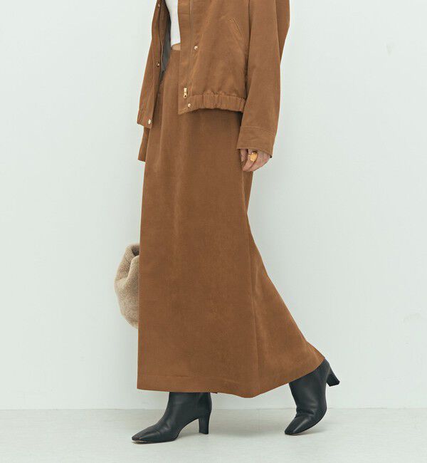 NOLLEY'S sophi「《セットアップ対応》フェイクスエードハイウエストタイトスカート」|スカート|