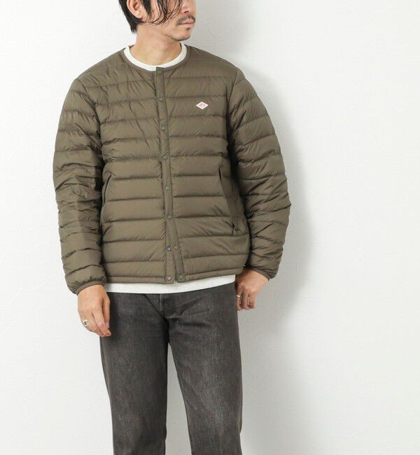 NOLLEY'S goodman「【DANTON/ダントン】DT-A0025 INNER DOWN CREWNECK JACKET 25AW」|ダウン|