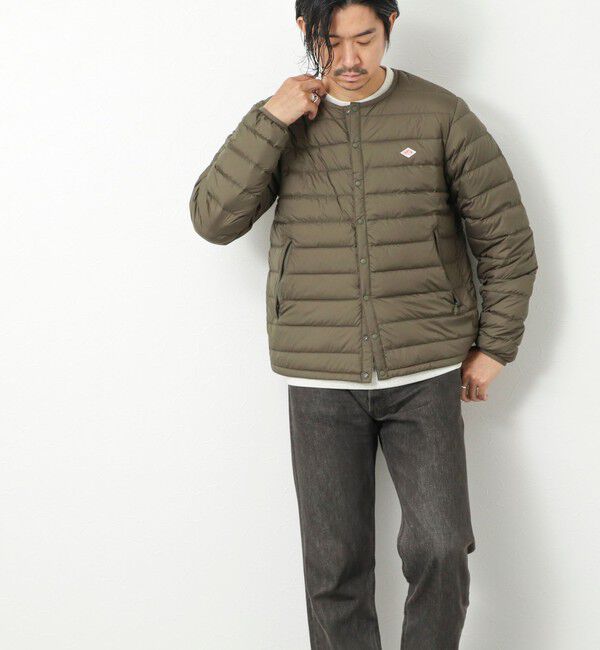 NOLLEY'S goodman「【DANTON/ダントン】DT-A0025 INNER DOWN CREWNECK JACKET 25AW」|ダウン|