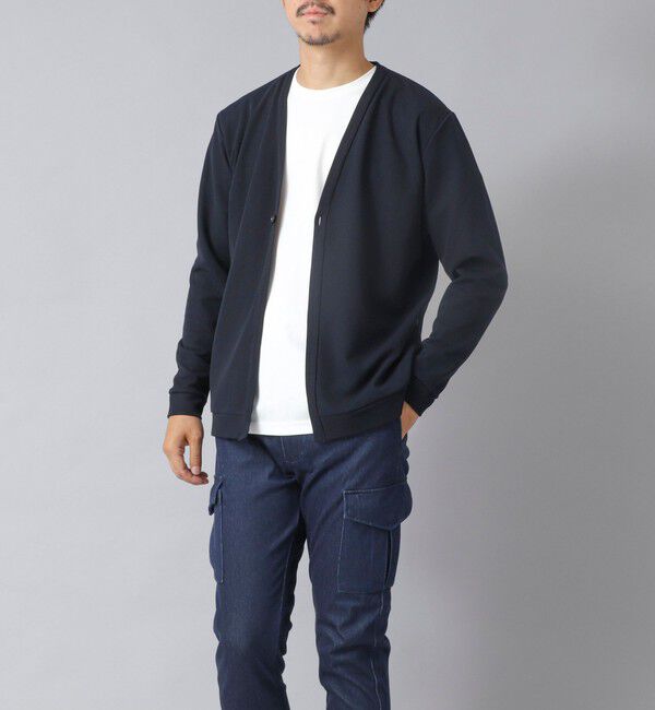 NOLLEY'S goodman「【ACTIVE SECT】《限定展開》ストレッチミラノリブワンボタンカーディガン 25AW」|カーディガン|