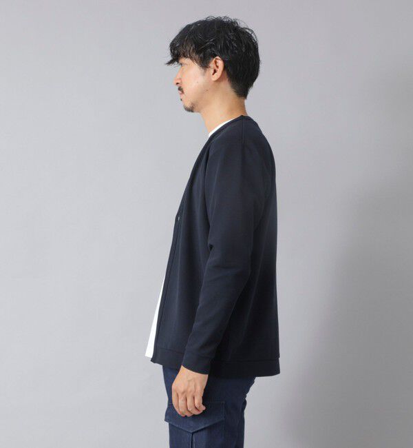 NOLLEY'S goodman「【ACTIVE SECT】《限定展開》ストレッチミラノリブワンボタンカーディガン 25AW」|カーディガン|