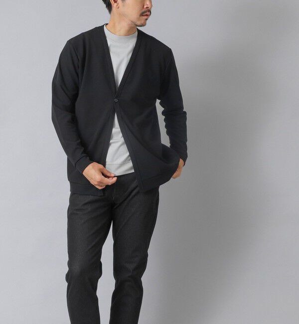 NOLLEY'S goodman「【ACTIVE SECT】《限定展開》ストレッチミラノリブワンボタンカーディガン 25AW」|カーディガン|