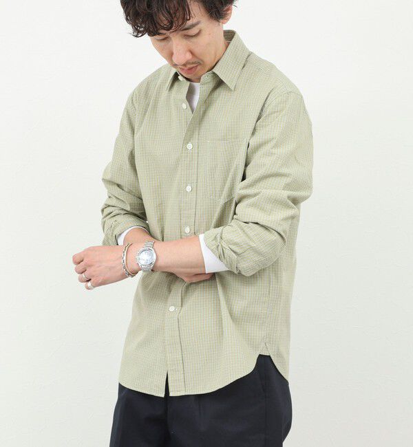 NOLLEY'S goodman「ダブルワッシャー タイプライター レギュラーカラーシャツ 25AW」|シャツ・ブラウス|